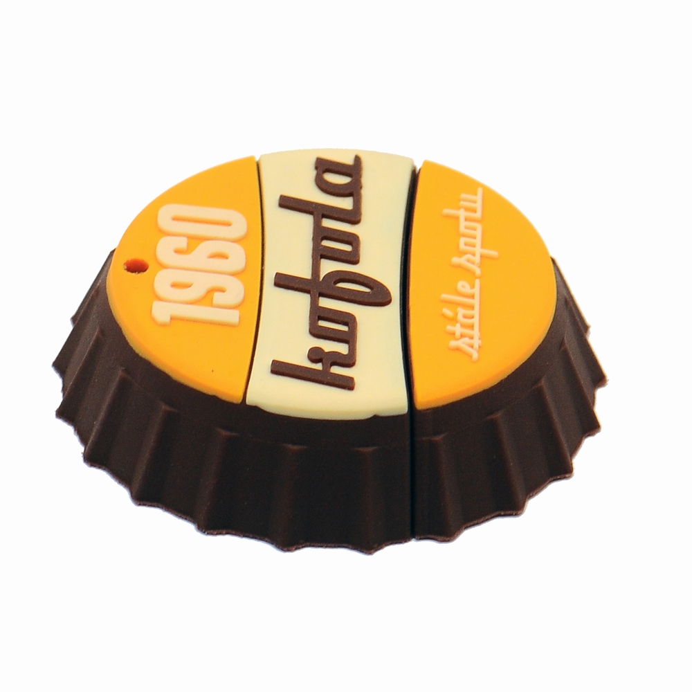 Bottle cap PVC USB drive