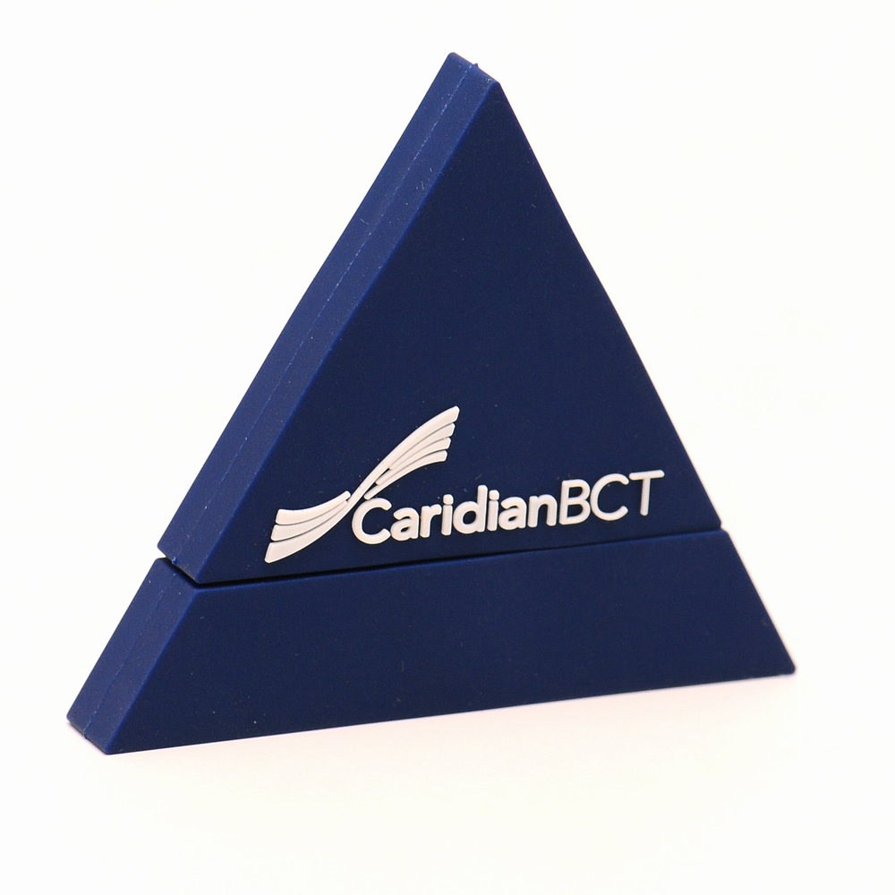 Triangular PVC USB drive
