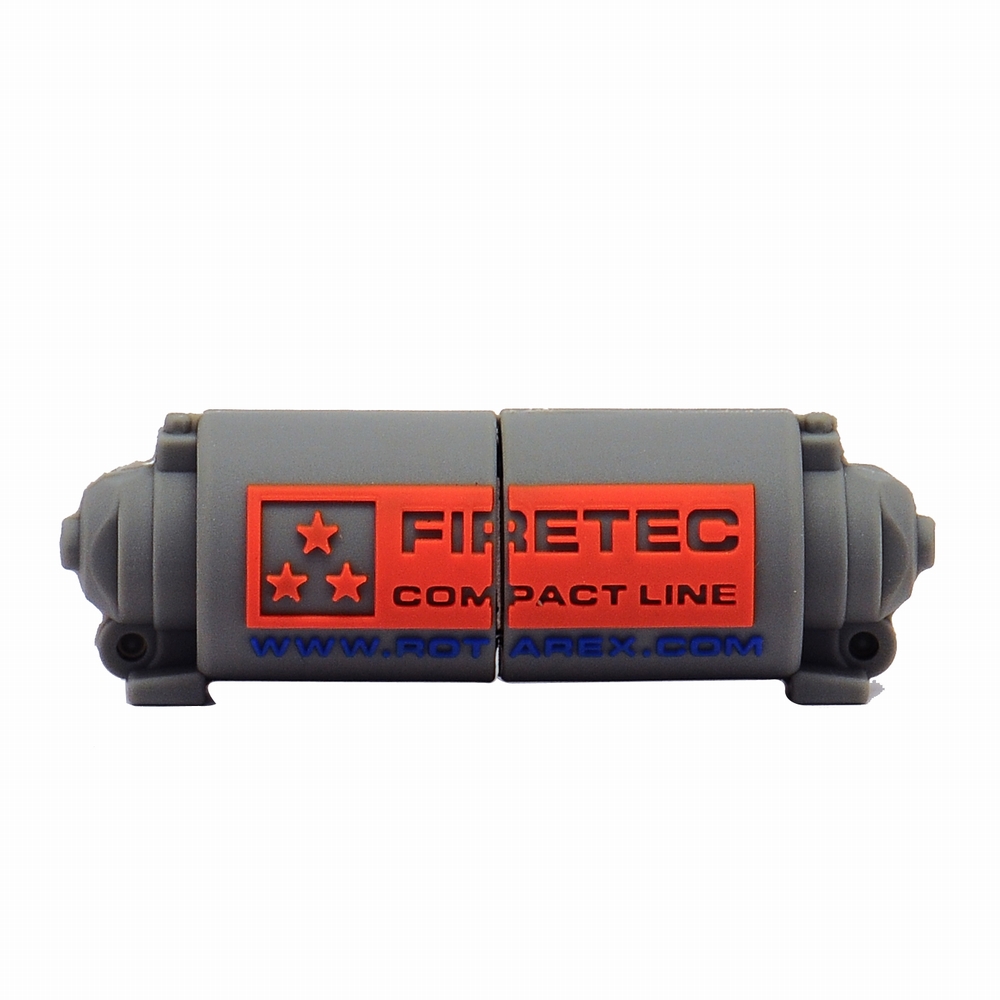 Mechanical cylinder PVC USB drive